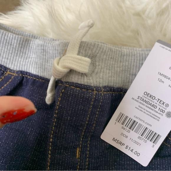 Carters Baby Pull On Pants 12M - Picture 5 of 6